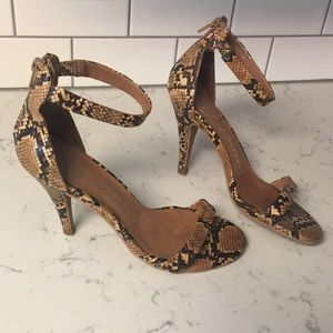 Jeffrey Campbell Ibiza Snakeskin heels